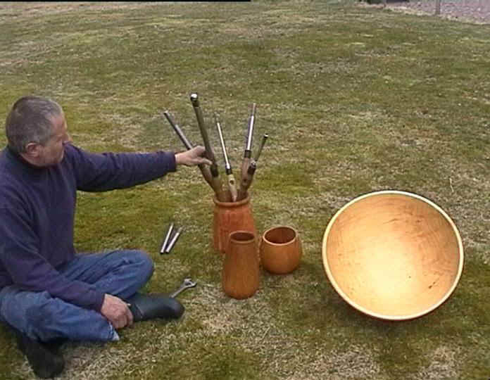 Temabild frn" Sunday Woodturning" filmen